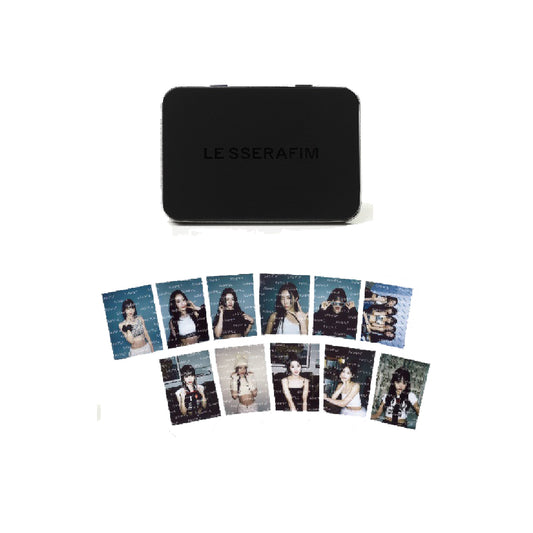 LE SSERAFIM [UNFORGIVEN Album Merch] Photo Card & Tin Case Set