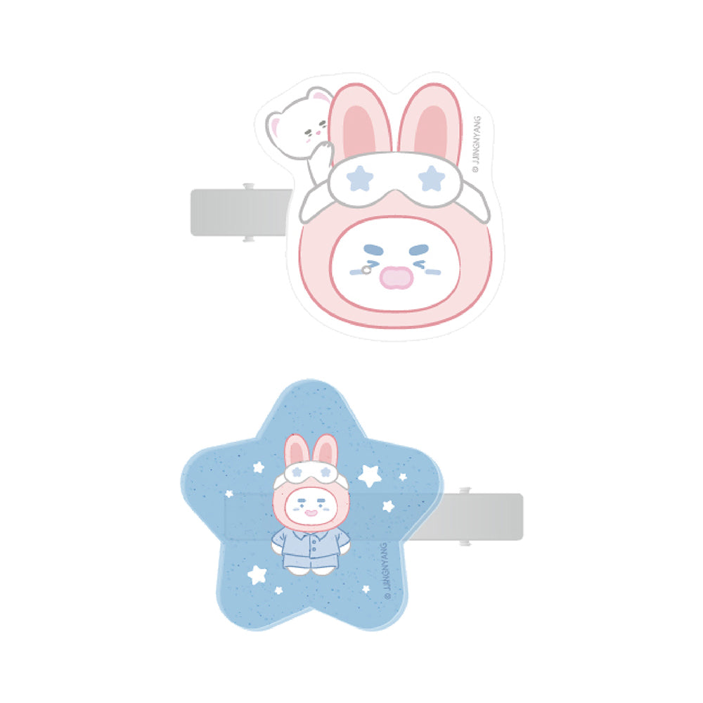 SHINee ONEW [JJING-NYANG Pajama Party] Acrylic Hair Clip Set