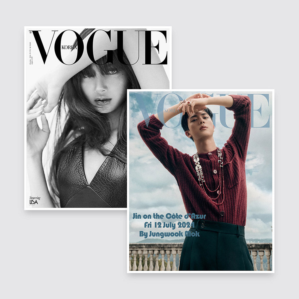 VOGUE Korea Magazine October 2024 : LISA & BTS Jin Cover