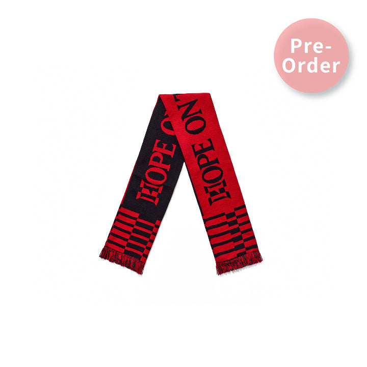 (Pre-Order) BTS J-Hope [HOPE ON THE STAGE] Tour Slogan Muffler (Red)