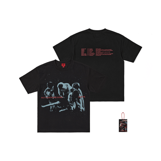 CORTIS [PUT YOUR PHONE DOWN] Tour Routing T-Shirt (Black)