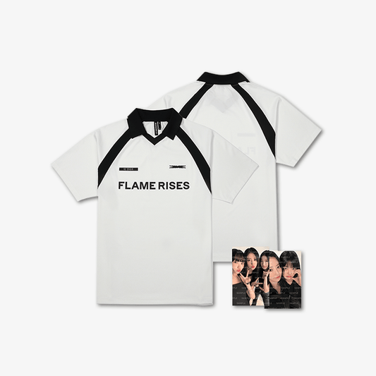 LE SSERAFIM [2023 Tour: FLAME RISES] Jersey S/S T-Shirt (White)
