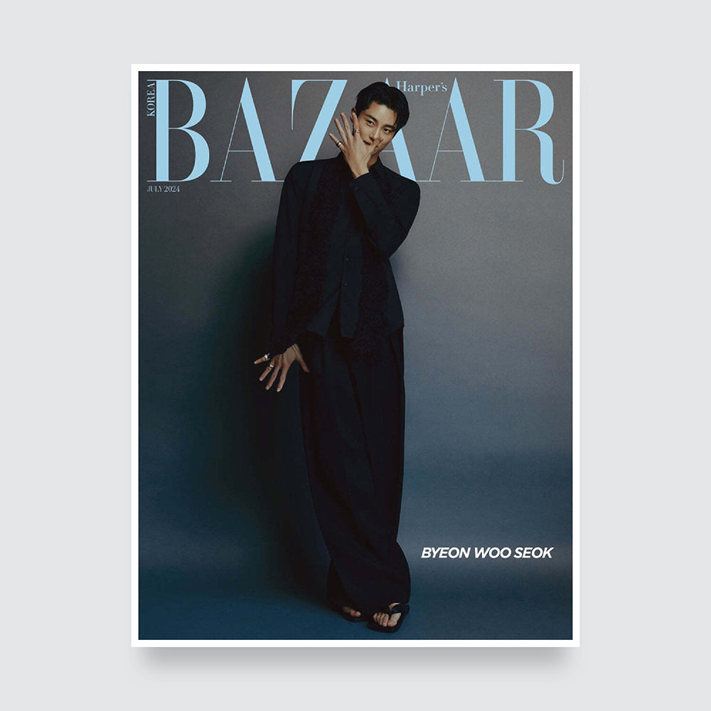 BAZAAR Korea Magazine July 2024 : Byeon Wooseok Cover