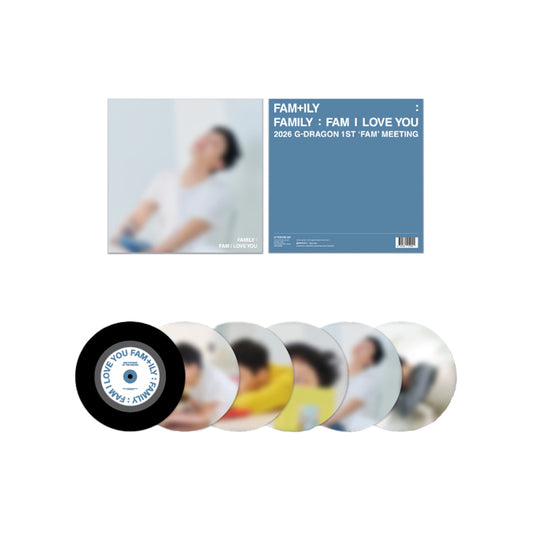 G-DRAGON [FAM+ILY : FAMILY: FAM I LOVE YOU] LP Poster Set