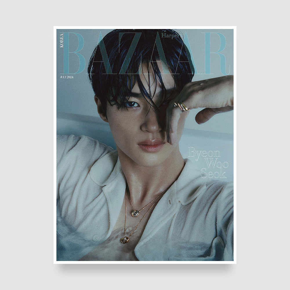 BAZAAR Korea Magazine July 2024 : Byeon Wooseok Cover