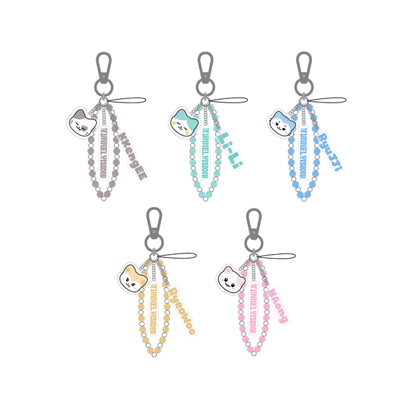 ITZY [TUNNEL VISION] TWINZY x TNVS Beads Strap Keyring