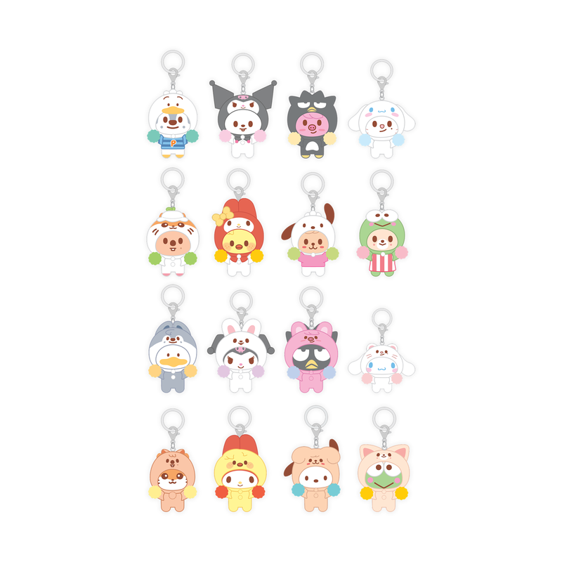 STRAY KIDS [SKZOO] Secret Flocked Figure Keyring (Cheer Up ver.)