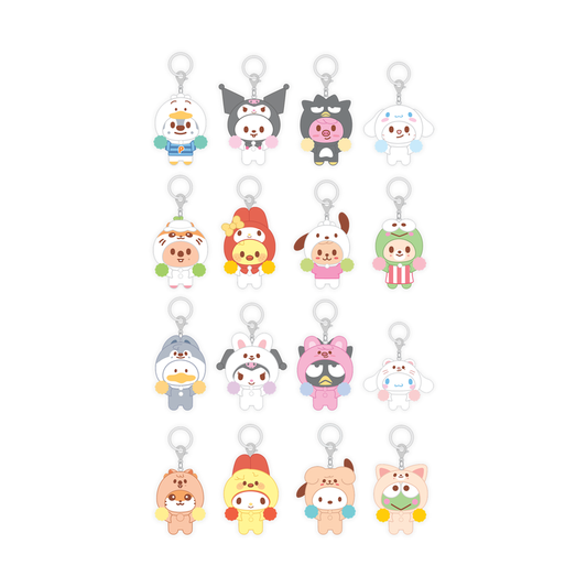 STRAY KIDS [SKZOO] Secret Flocked Figure Keyring (Cheer Up ver.)
