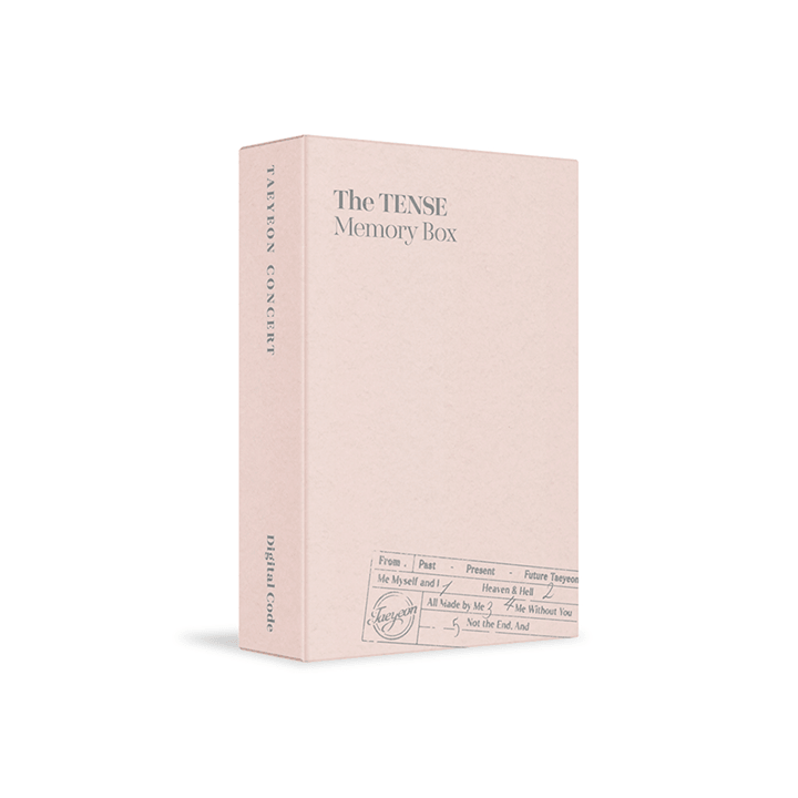 GIRLS' GENERATION TAEYEON [The TENSE] Memory Box Digital Code