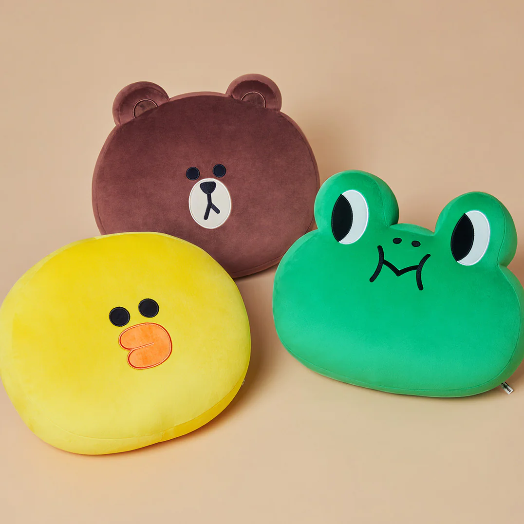 LINE FRIENDS Face Cushion