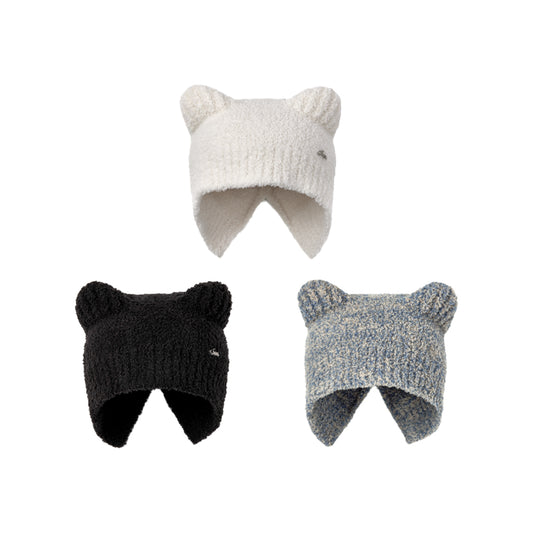 ENHYPEN [Artist-Made Collection by SUNOO] Fuzzy Bear Beanie