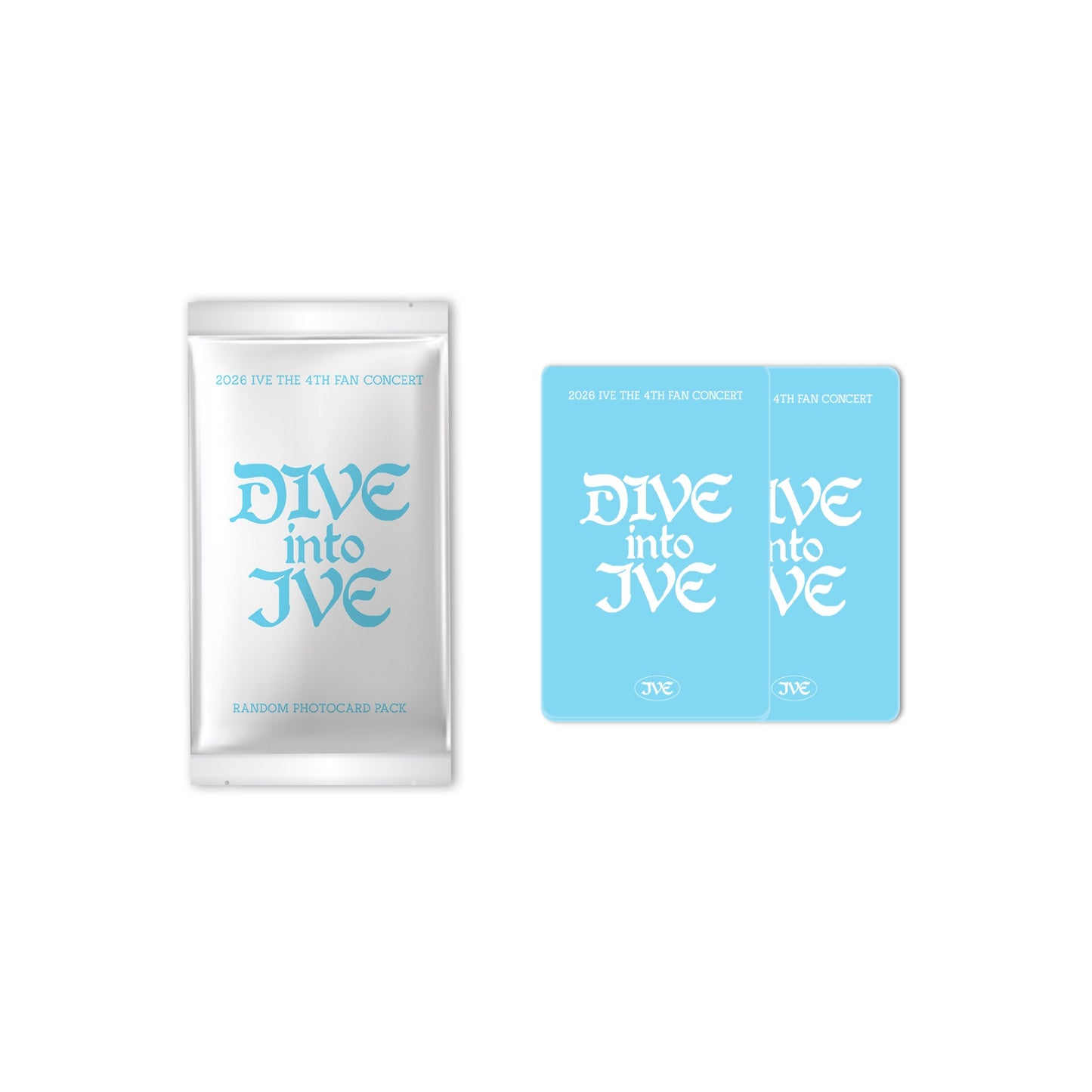 IVE [THE 4TH FAN CONCERT : DIVE into IVE] Random Photocard Pack