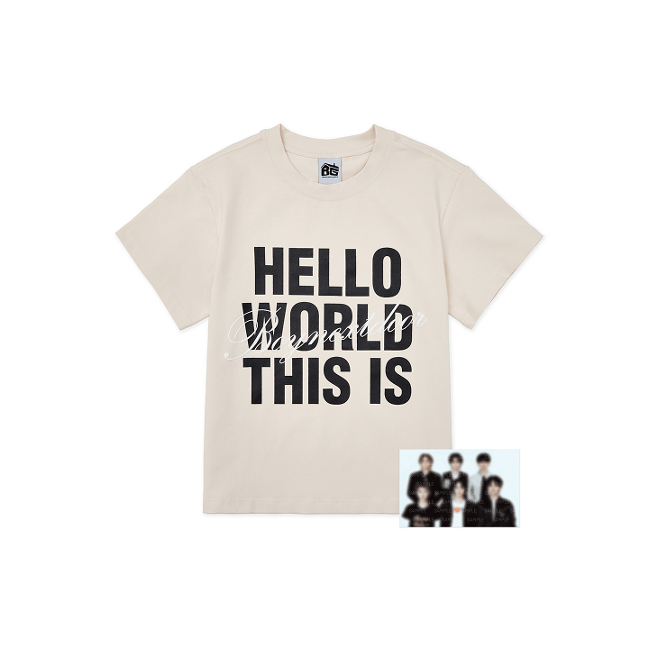 BOYNEXTDOOR [KNOCK ON Vol.1 Final] S/S T-Shirt (Beige)