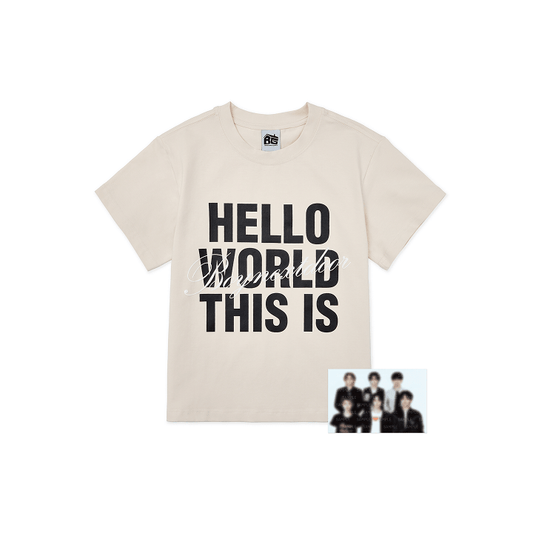 BOYNEXTDOOR [KNOCK ON Vol.1 Final] S/S T-Shirt (Beige)