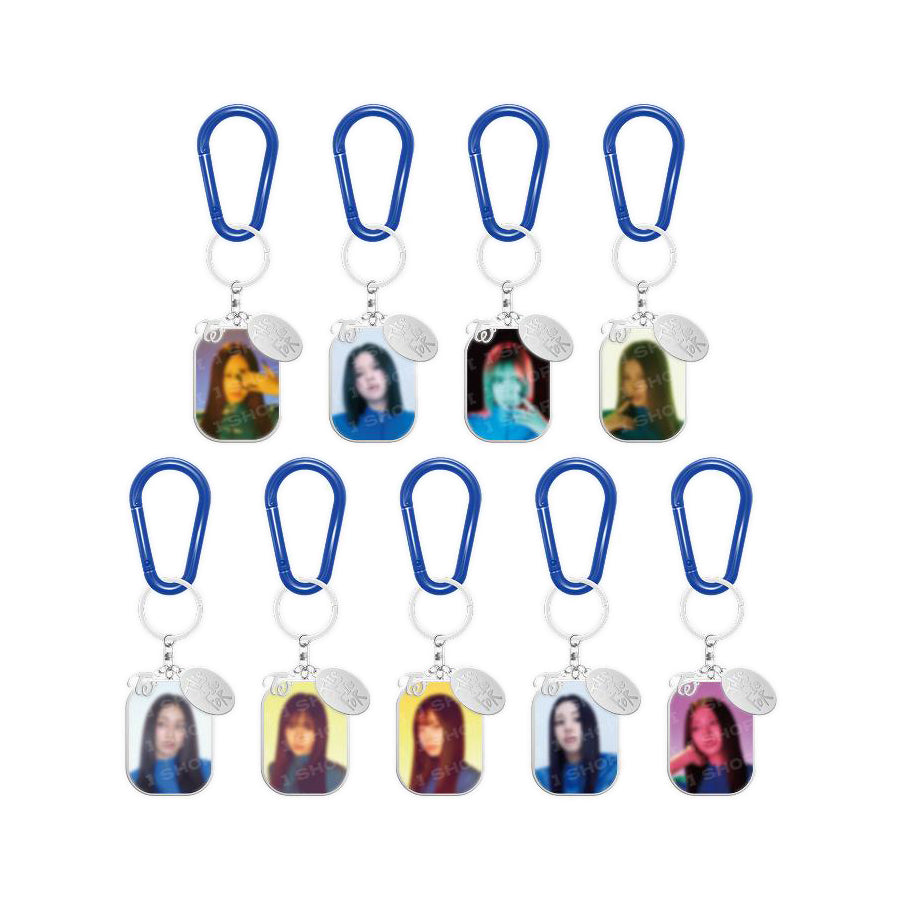 TWICE [THIS IS FOR World Tour] Photo Metal Keyring