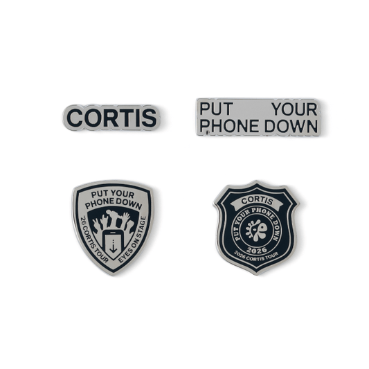 CORTIS [PUT YOUR PHONE DOWN] PYPD Badge Set