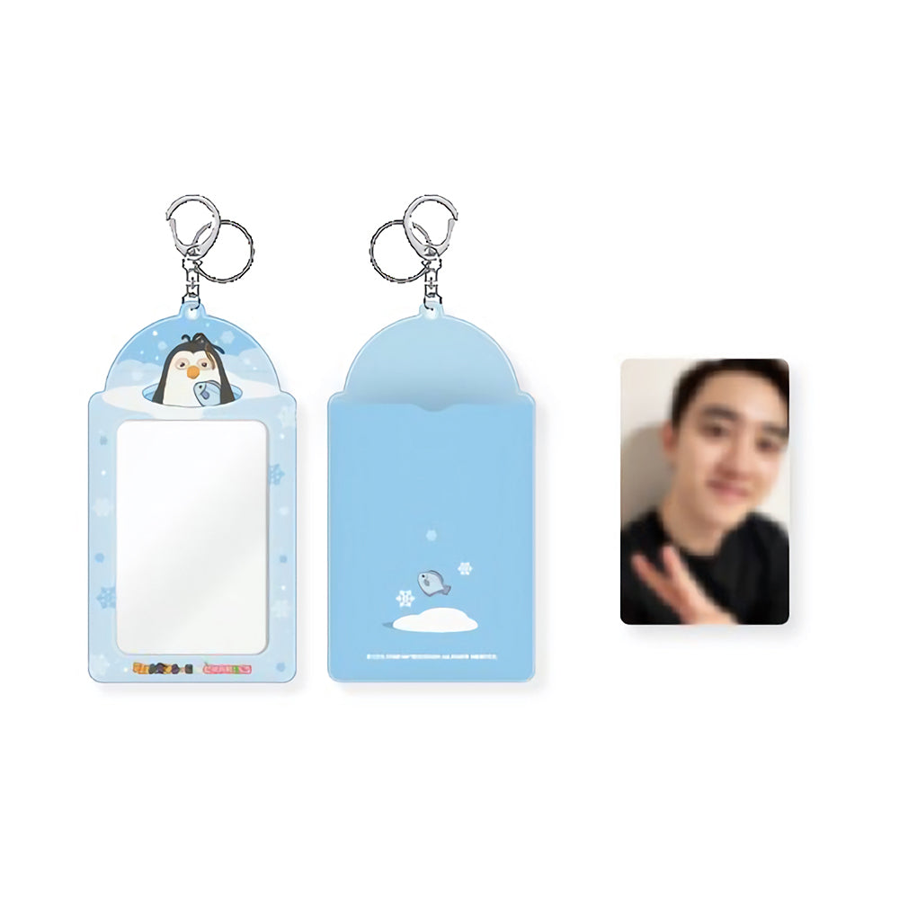 EXO D.O [ZZIRANG-E & CHARLES] Photocard Holder Keyring