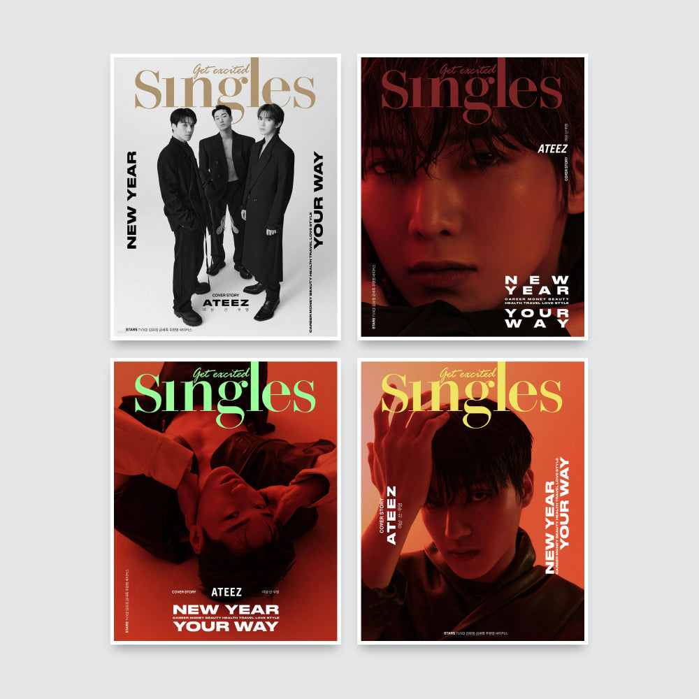 Singles Korea Magazine January 2024 : ATEEZ Cover