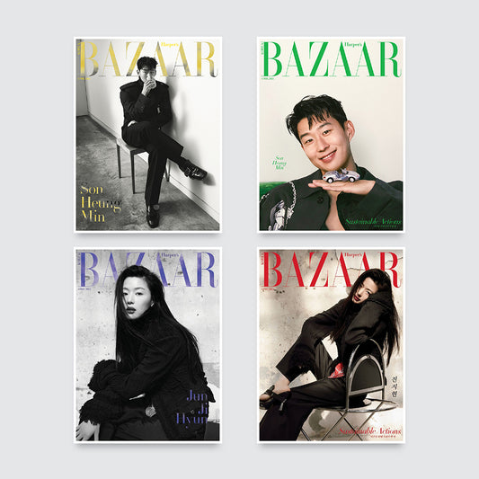 BAZAAR Korea Magazine April 2024 : Son Heung-Min / Jun Ji-hyun Cover