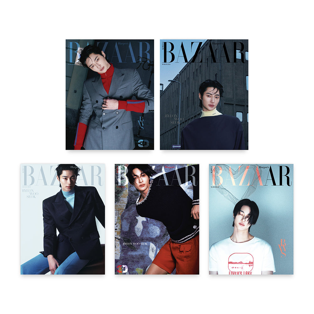 BAZAAR Korea March 2026 : BYEON WOO SEOK