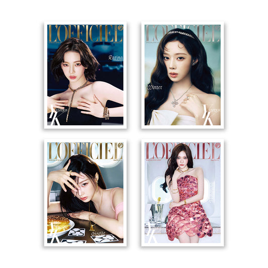 L'OFFICIEL Korea Summer Special 2025 : aespa Cover