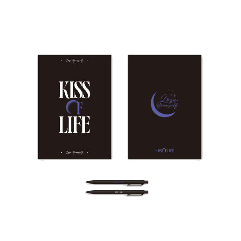 KISS OF LIFE [Lose Yourself Pop-Up Store] Note & Ballpoint Pen Set