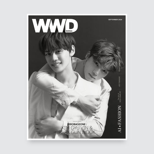 WWD Korea Magazine September 2024 : ZB1 PARK GUNWOOK & KIM GYUVIN Cover