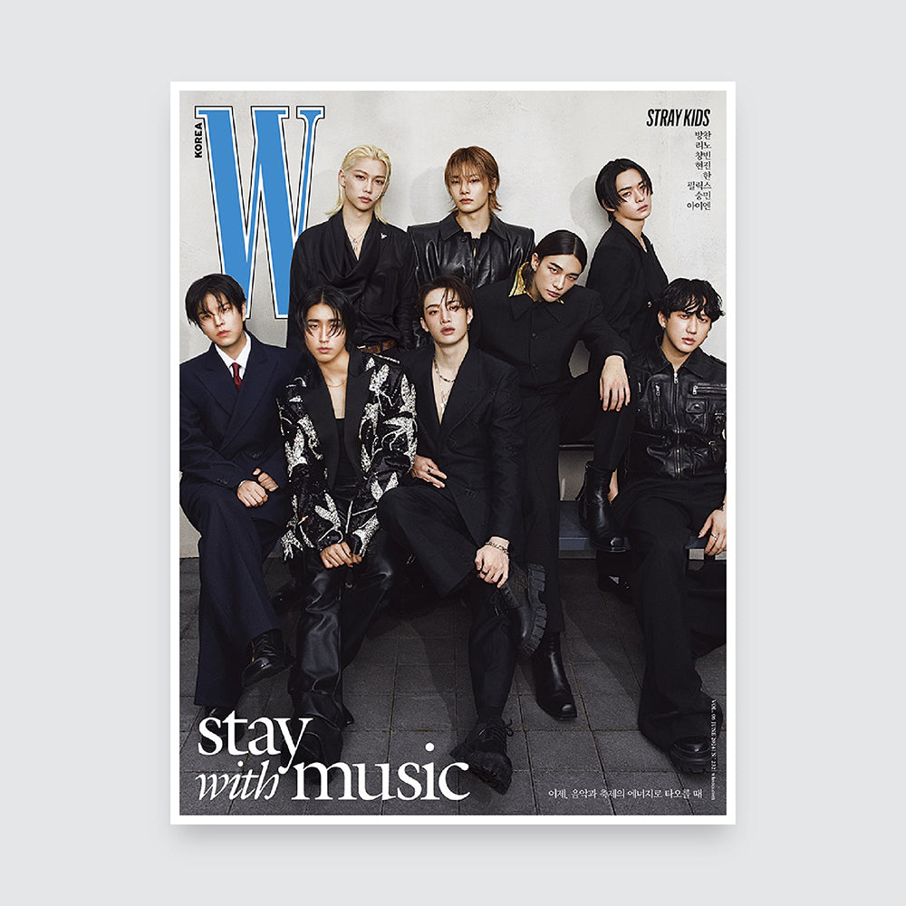 W Korea Magazine June 2024 : STRAY KIDS Cover