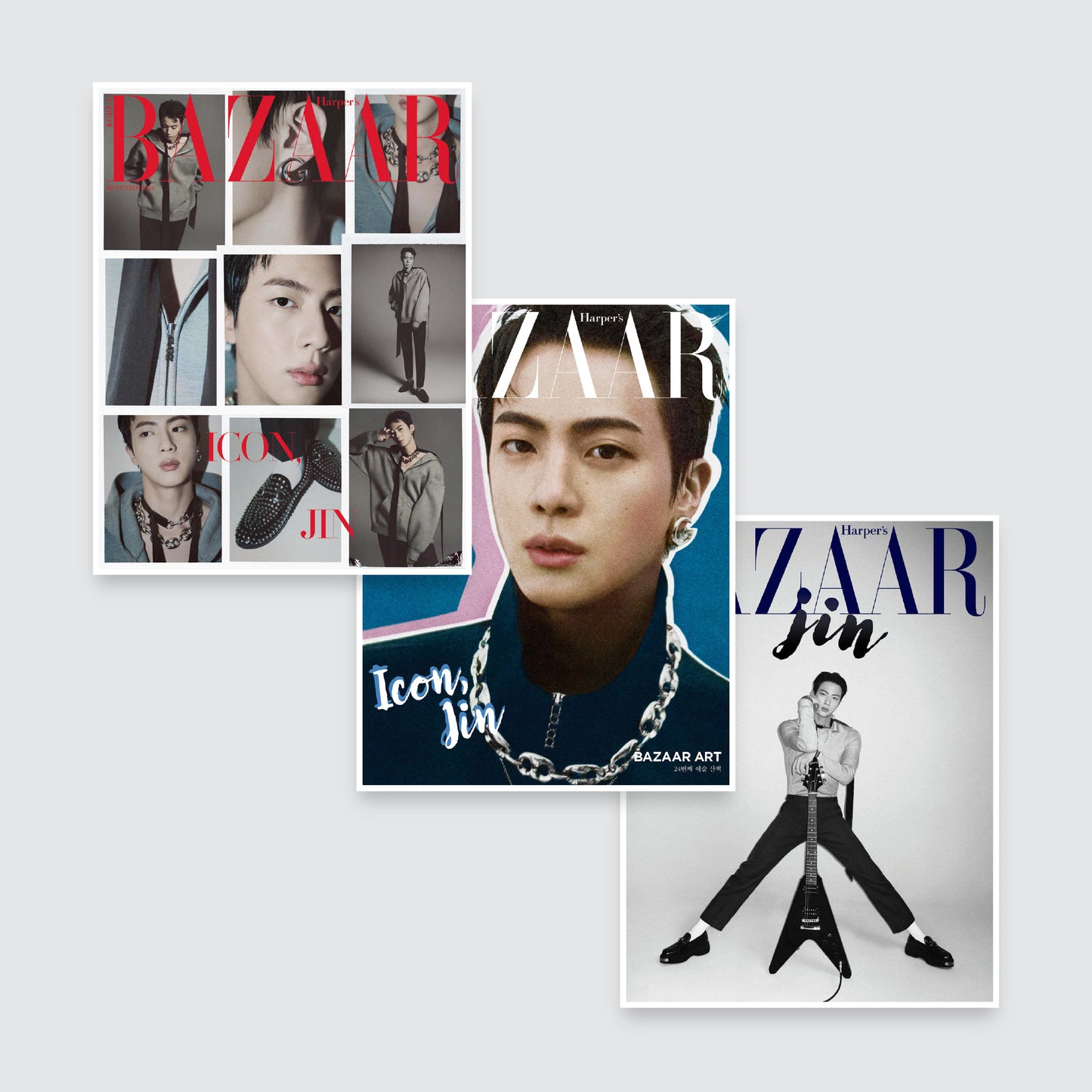 BAZAAR Korea Magazine September 2024 : BTS JIN Cover