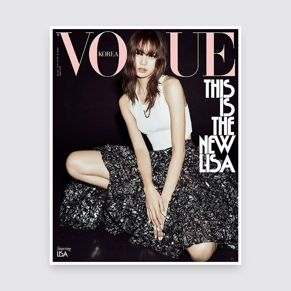 VOGUE Korea Magazine October 2024 : LISA & BTS Jin Cover