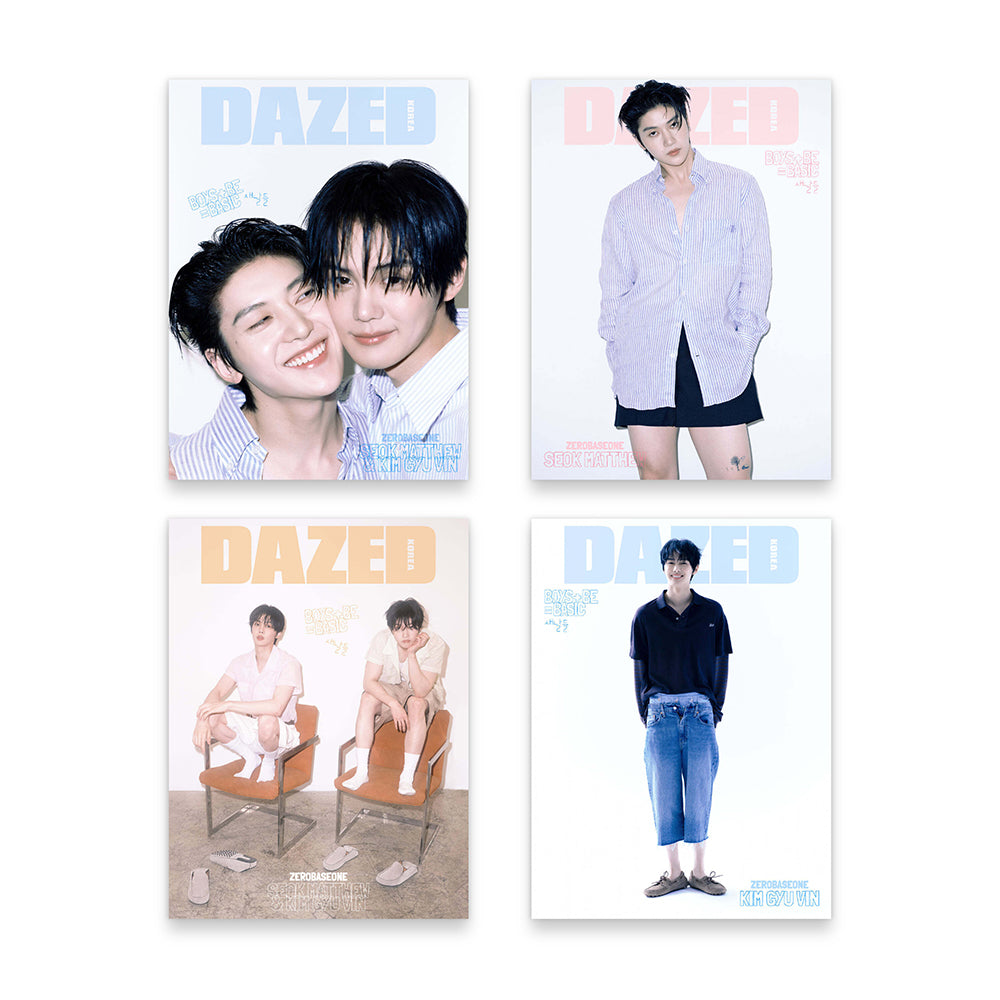 Dazed & Confused Korea July 2025: ZB1 SEOK MATTHEW & KIM GYUVIN Cover