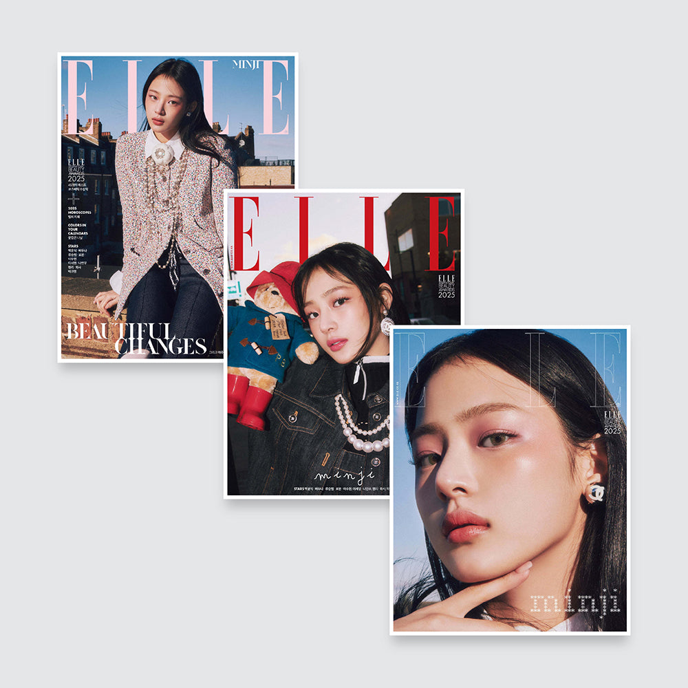 ELLE Korea Magazine January 2025 : NewJeans Minji Cover