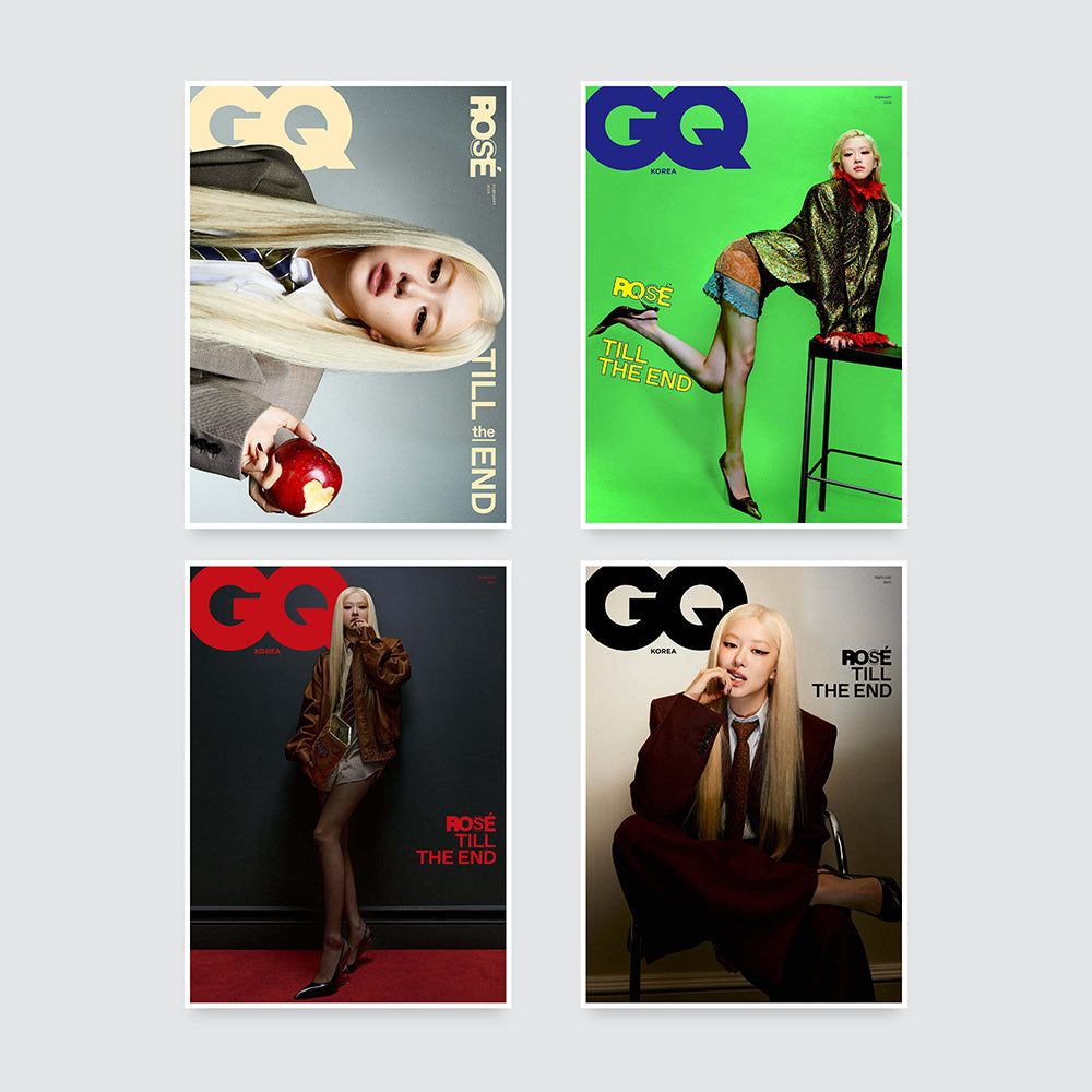 GQ Korea Magazine February 2025 : BLACKPINK ROSÉ Cover