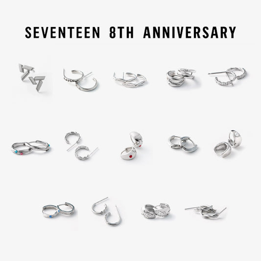 (2nd Pre-Order) SEVENTEEN 8th Anniversary Earrings