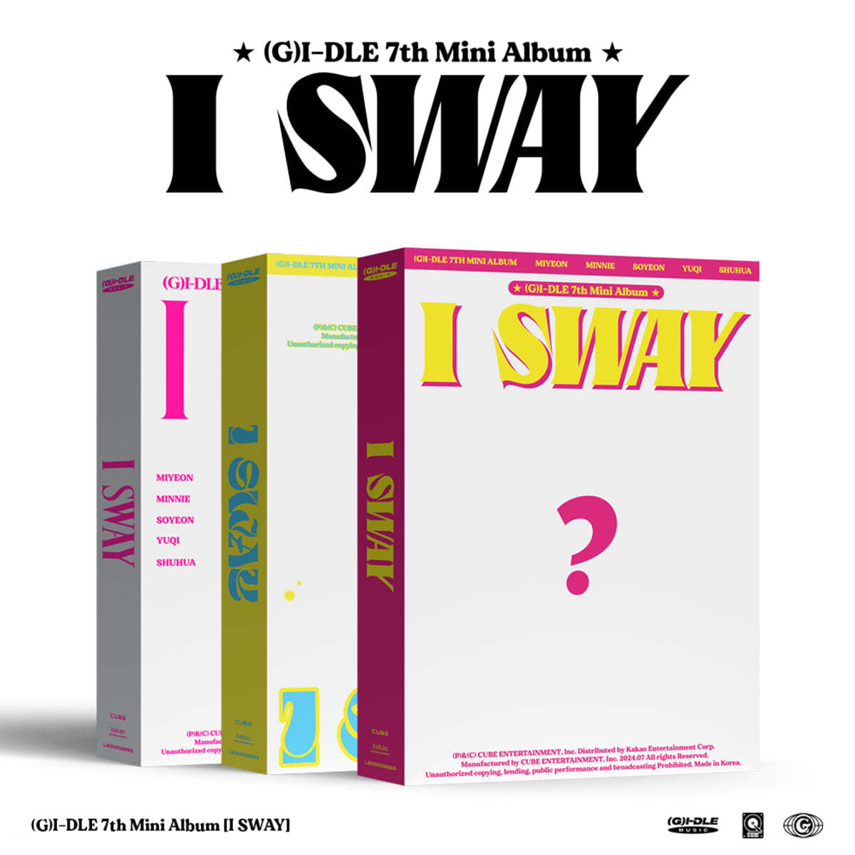 (G)I-DLE 7th Mini Album : I SWAY