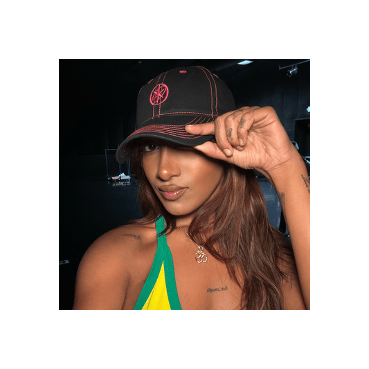 KATSEYE [Essentials] Pink Logo Ball Cap