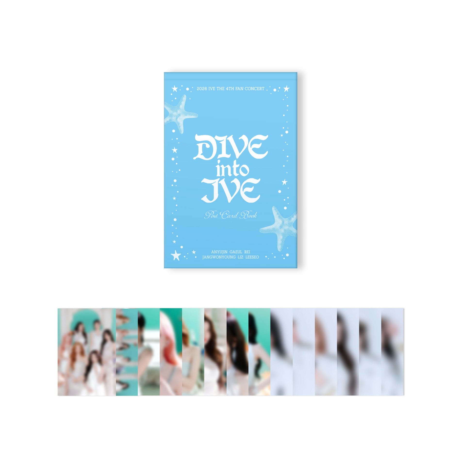 IVE [THE 4TH FAN CONCERT : DIVE into IVE] Postcard Book