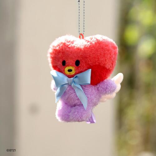 BT21 minini Angel Plush Keyring