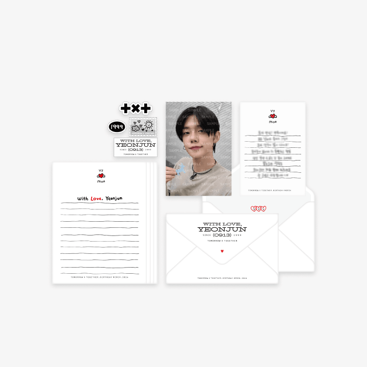 TXT [With Love, YEONJUN] Letter Set