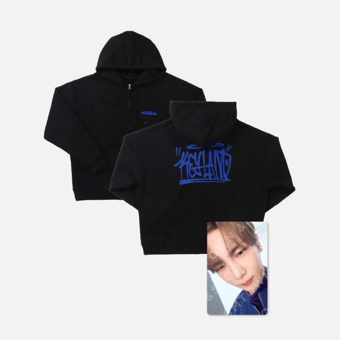 SHINee KEY [2024 KEYLAND ON: AND ON] Zip-Up Hoodie + Photocard Set