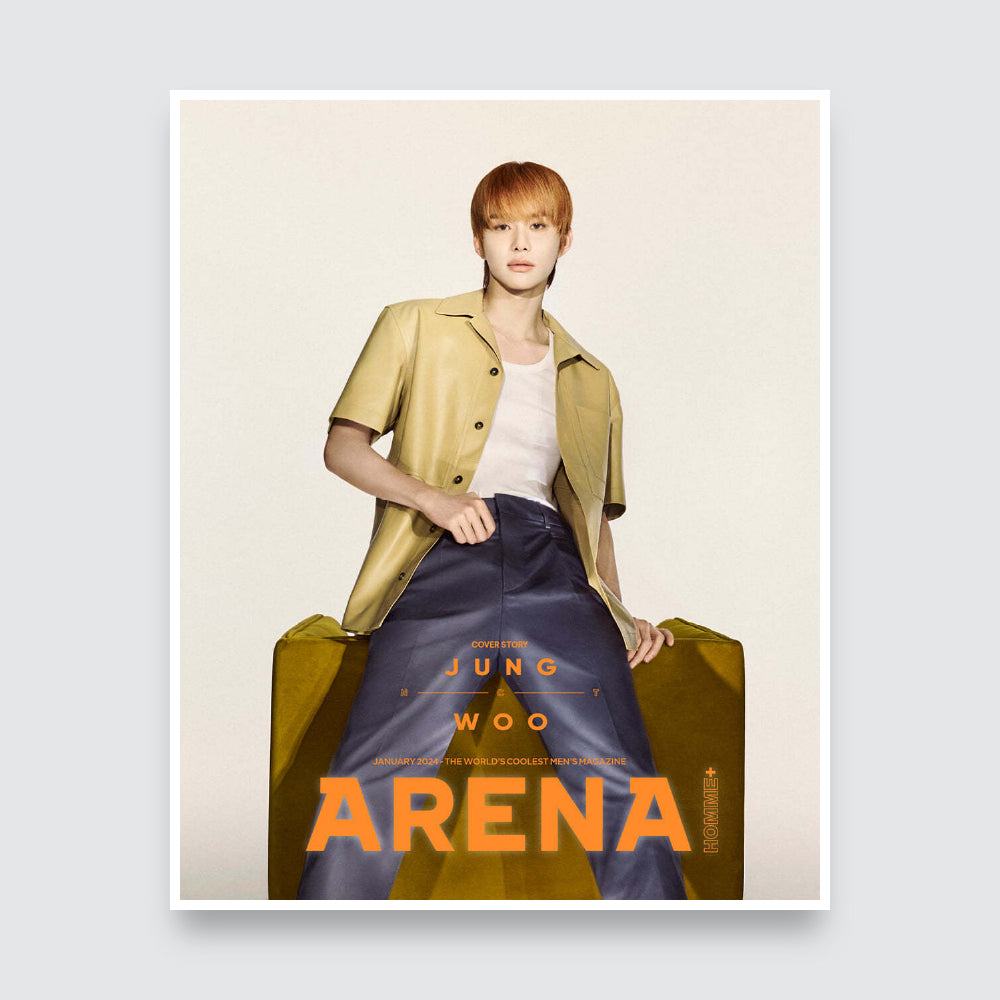 ARENA HOMME+ Korea Magazine January 2024 : NCT JungWoo Cover