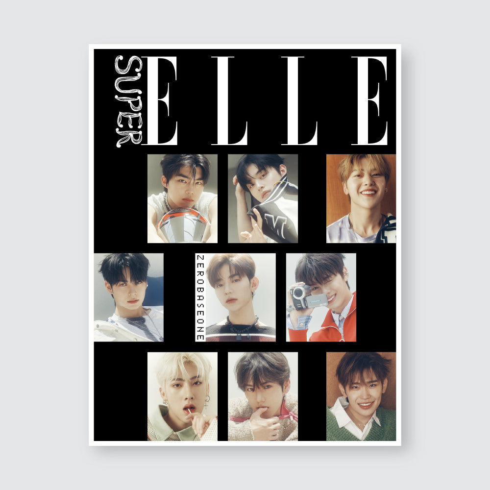 ELLE Korea Magazine July 2023 : Zerobaseone (Book in Book Type)