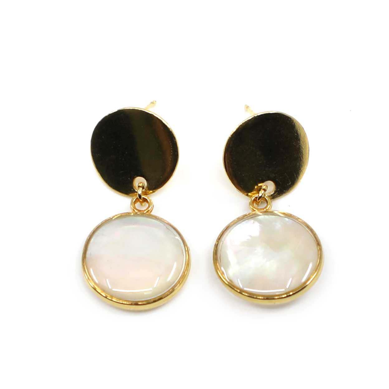 Korean National Museum Mother of Pearl Earrings