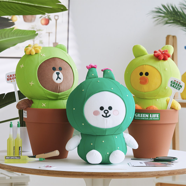 LINE FRIENDS Cooling Plush Doll