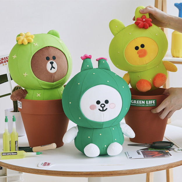 LINE FRIENDS Cooling Plush Doll