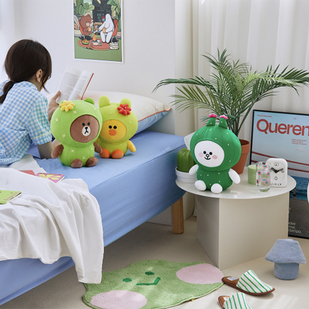 LINE FRIENDS Cooling Plush Doll