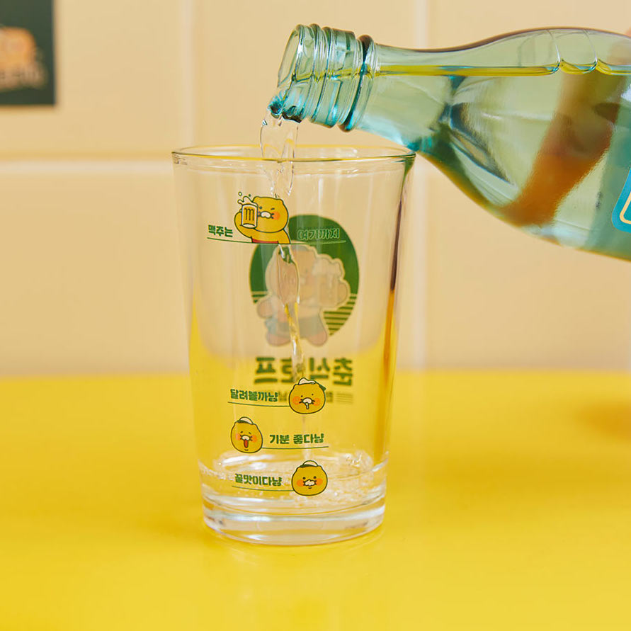 KAKAO FRIENDS] SODA CITY Cherry Figure Glass Cup Set OFFICIAL MD