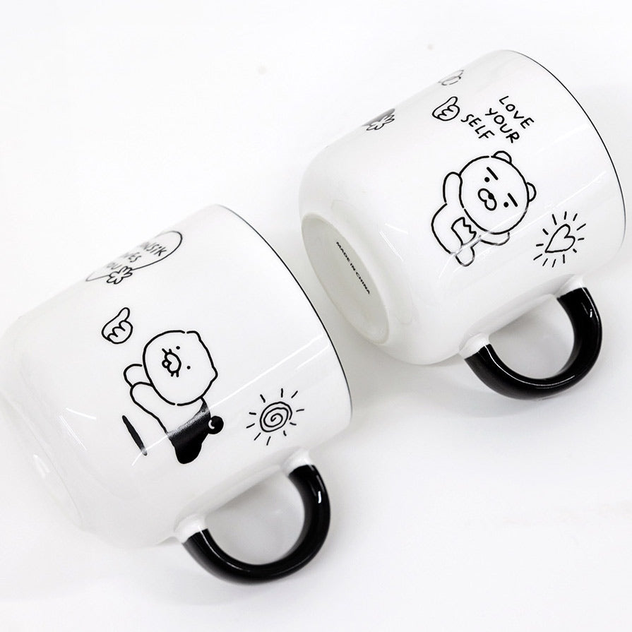 Kakao Friends Doodle Doodle Mug Cup 2p Kpop2uunnie 8837