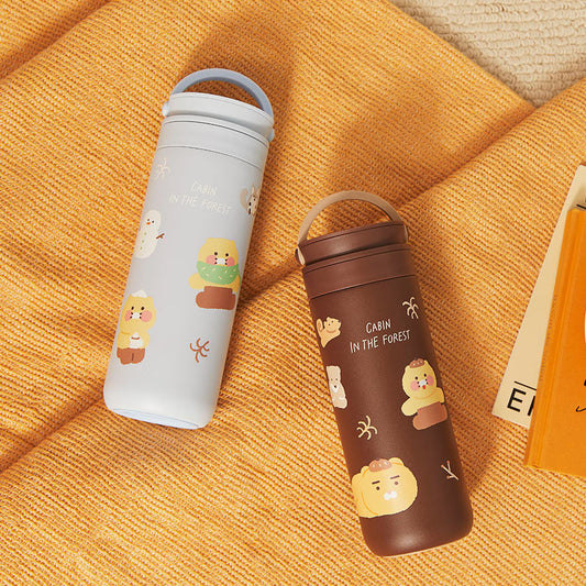 KAKAO FRIENDS [Cabin in the First] Stainless Tumbler (475ml)