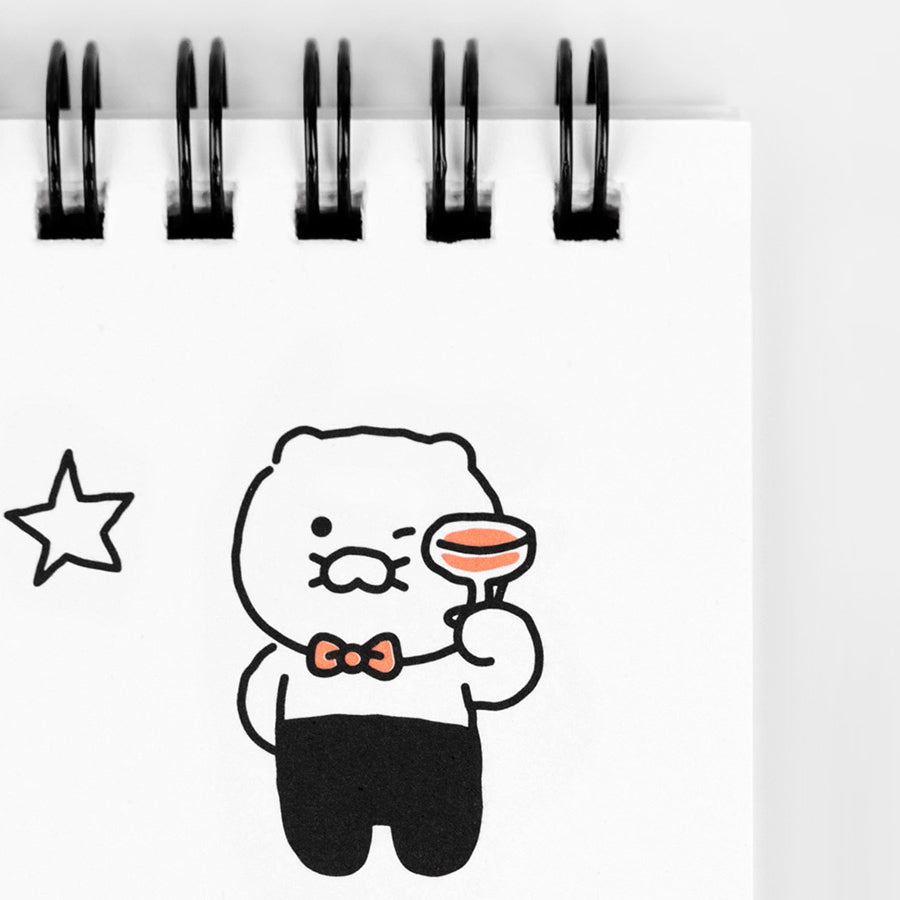 KAKAO FRIENDS [Doodle Doodle] 2024 Desk Calendar